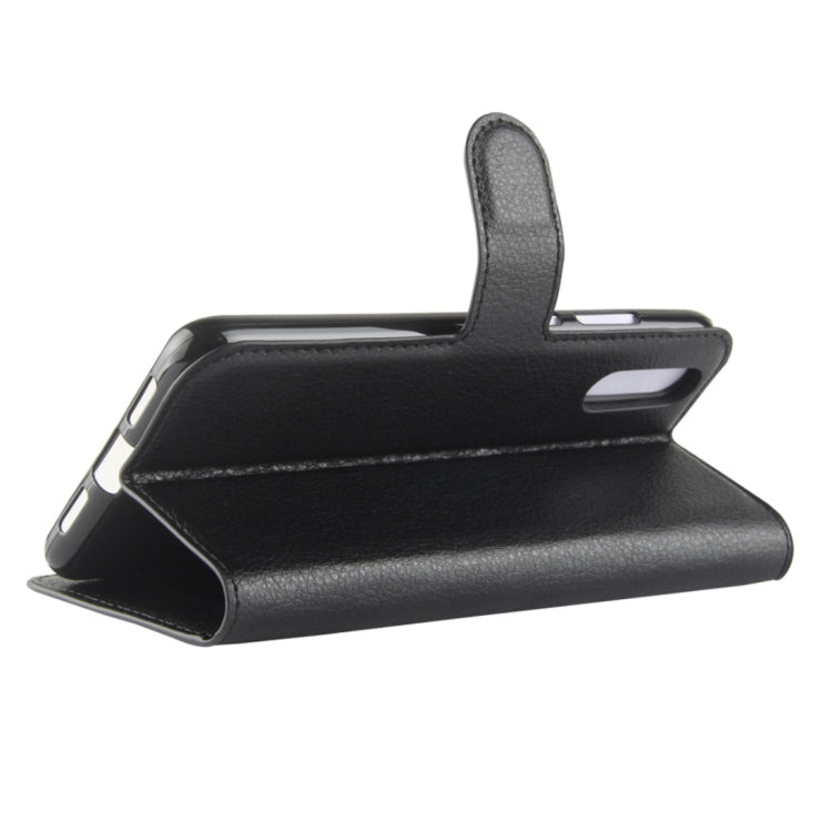 For Huawei P20 PU + TPU Litchi Texture Horizontal Flip Leather Case with Wallet & Holder & Card Slots