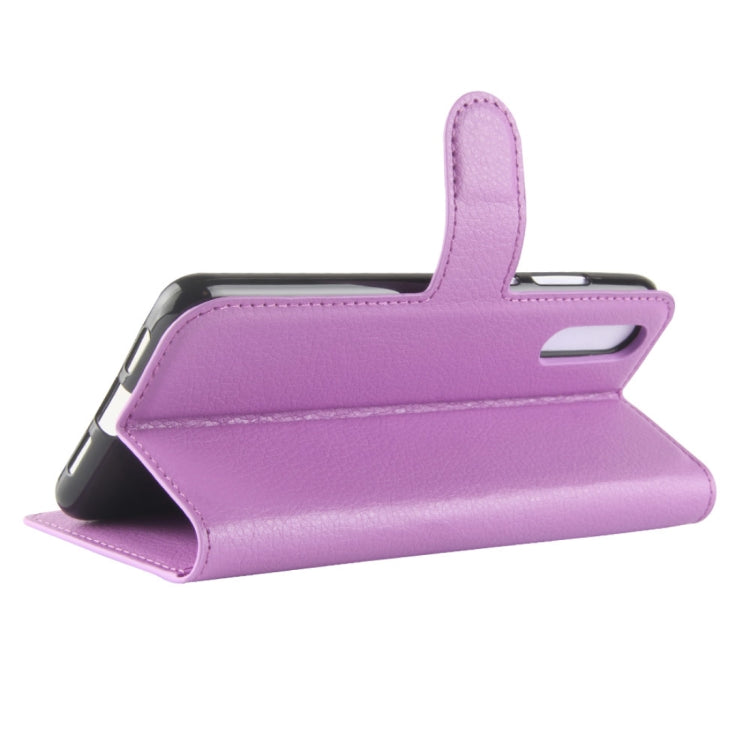 For Huawei P20 PU + TPU Litchi Texture Horizontal Flip Leather Case with Wallet & Holder & Card Slots