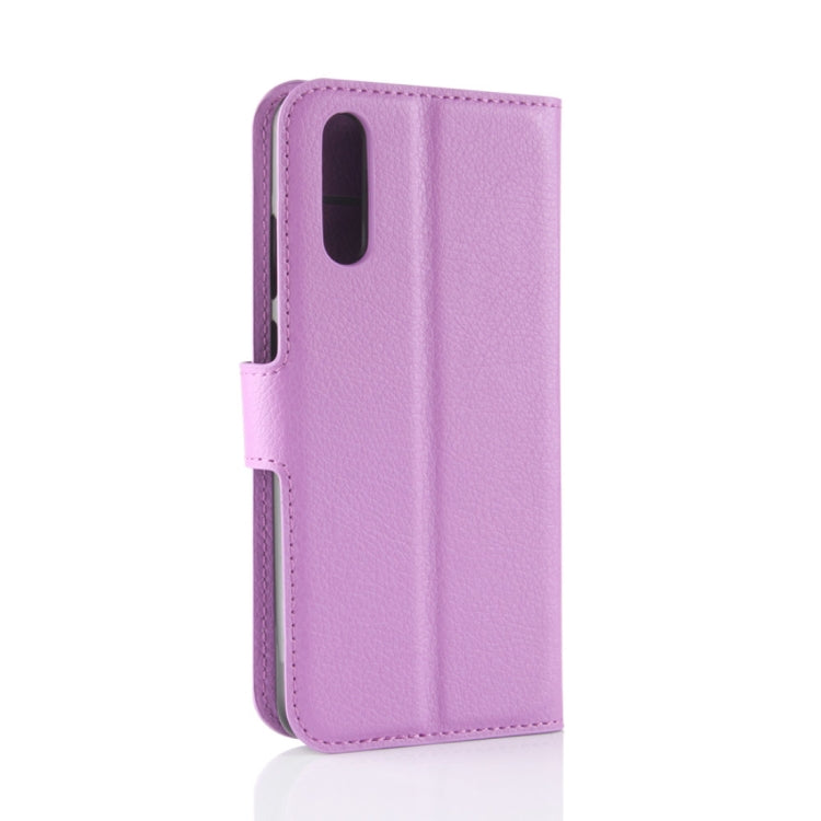 For Huawei P20 PU + TPU Litchi Texture Horizontal Flip Leather Case with Wallet & Holder & Card Slots