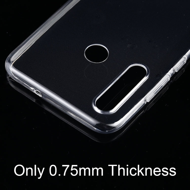 0.75mm Ultrathin Transparent TPU Soft Protective Case for Huawei Honor 10i