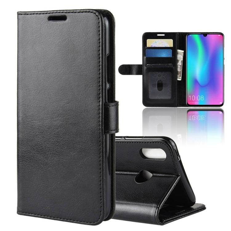 R64 Texture Single Fold Horizontal Flip Leather Case for Huawei Honor 10 Lite, with Holder & Card Slots & Wallet