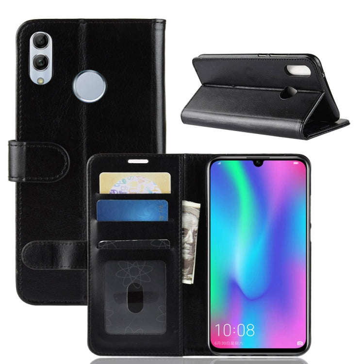 R64 Texture Single Fold Horizontal Flip Leather Case for Huawei Honor 10 Lite, with Holder & Card Slots & Wallet