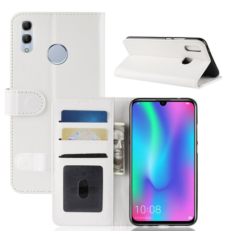 R64 Texture Single Fold Horizontal Flip Leather Case for Huawei Honor 10 Lite, with Holder & Card Slots & Wallet