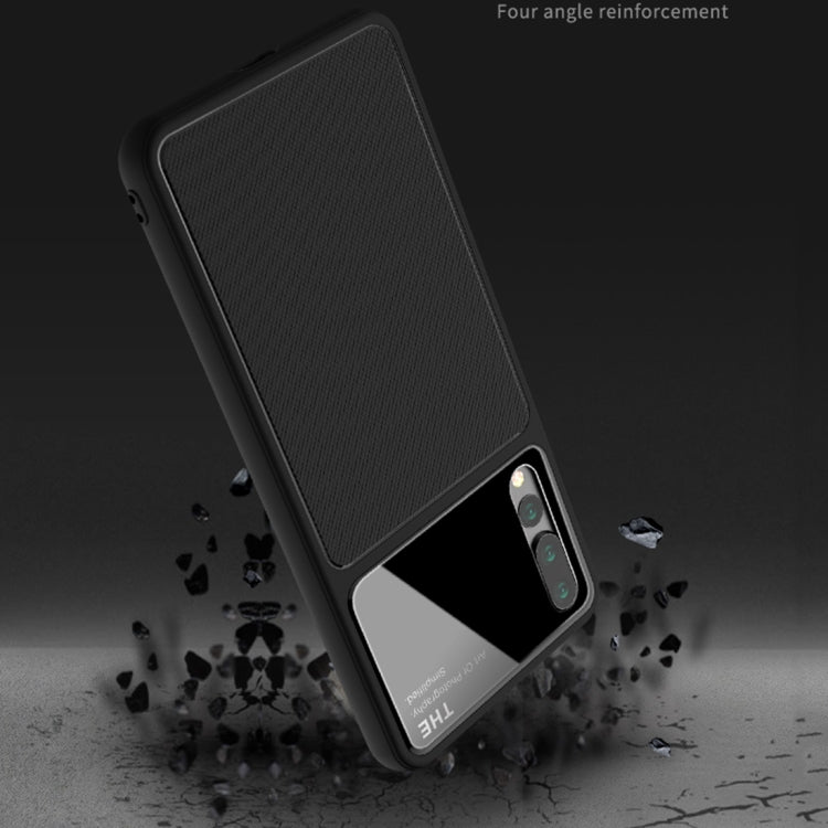 Lenuo LeJazz Series for Huawei P20 Pro Shockproof TPU + Glass Protective Back Case