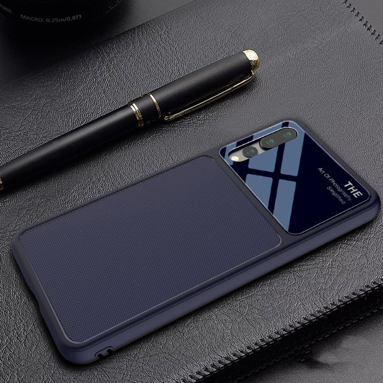 Lenuo LeJazz Series for Huawei P20 Pro Shockproof TPU + Glass Protective Back Case