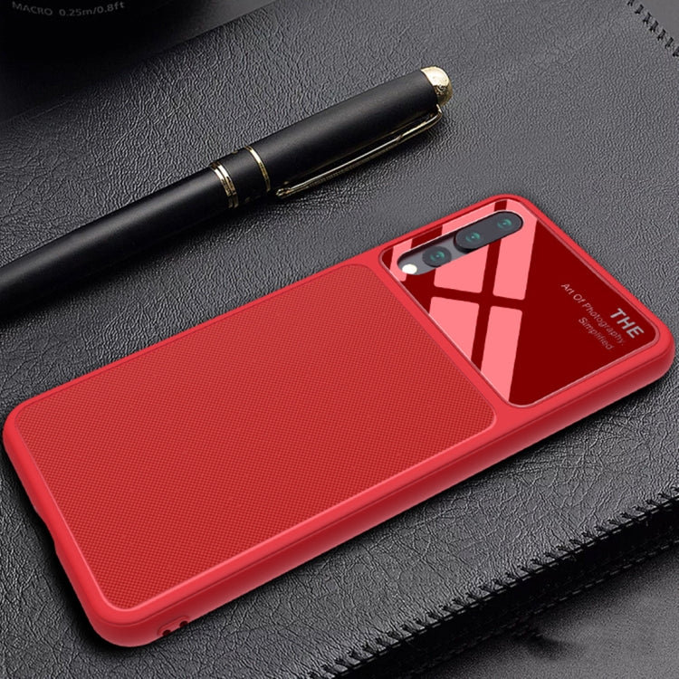 Lenuo LeJazz Series for Huawei P20 Pro Shockproof TPU + Glass Protective Back Case