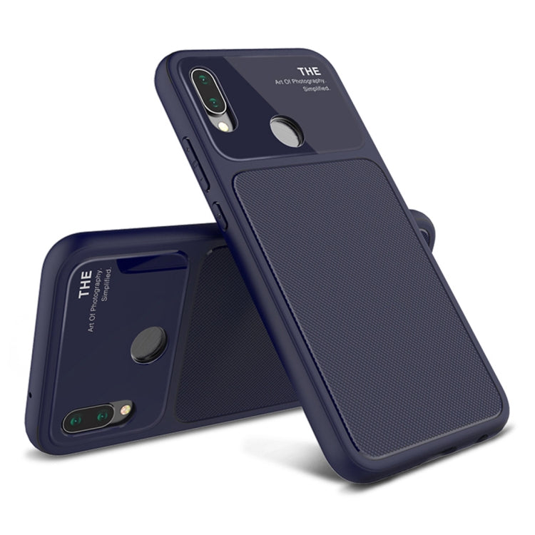 Lenuo LeJazz Series for Huawei P20 Lite / Nova 3e Shockproof TPU + Glass Protective Back Case