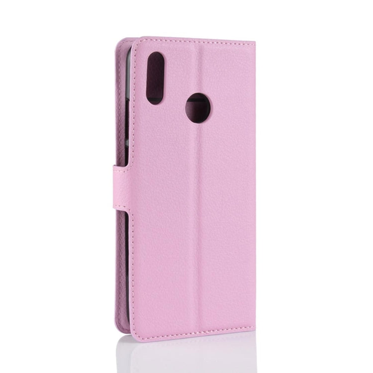 PU + TPU Litchi Texture Horizontal Flip Leather Case with Wallet & Holder & Card Slots for Huawei Honor 10 Lite