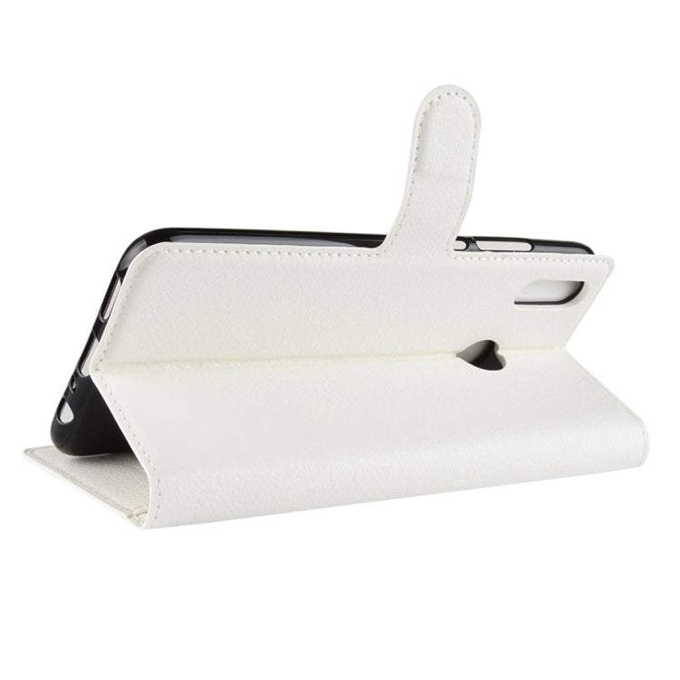 PU + TPU Litchi Texture Horizontal Flip Leather Case with Wallet & Holder & Card Slots for Huawei Honor 10 Lite