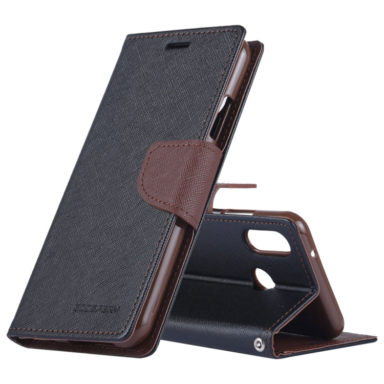 GOOSPERY FANCY DIARY Horizontal Flip PU Leather Case for Huawei P20 Lite, with Holder & Card Slots & Wallet