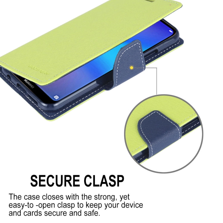 GOOSPERY FANCY DIARY Horizontal Flip PU Leather Case for Huawei P20 Lite, with Holder & Card Slots & Wallet