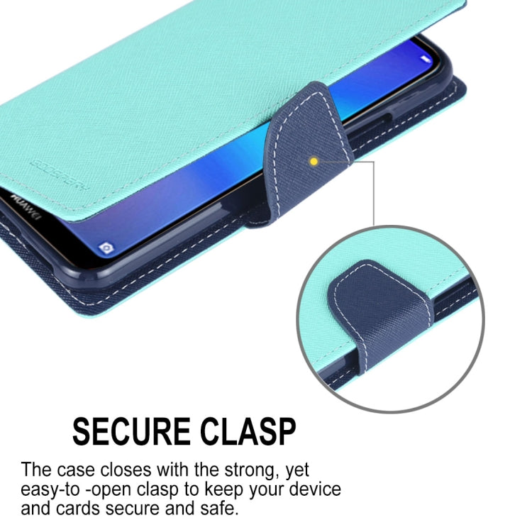 GOOSPERY FANCY DIARY Horizontal Flip PU Leather Case for Huawei P20 Lite, with Holder & Card Slots & Wallet