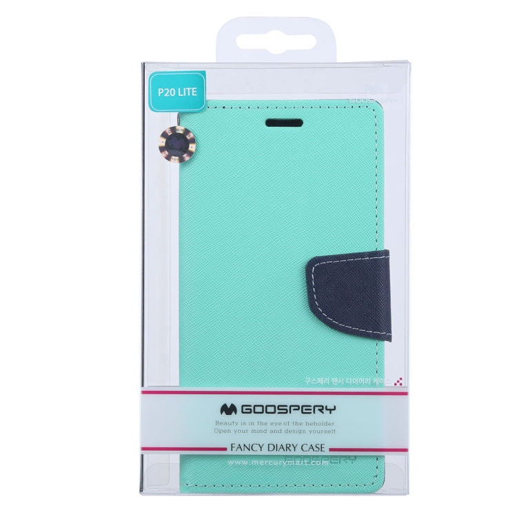 GOOSPERY FANCY DIARY Horizontal Flip PU Leather Case for Huawei P20 Lite, with Holder & Card Slots & Wallet