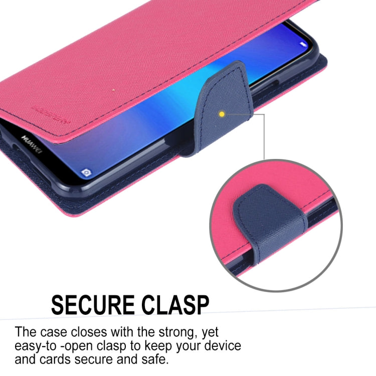 GOOSPERY FANCY DIARY Horizontal Flip PU Leather Case for Huawei P20 Lite, with Holder & Card Slots & Wallet