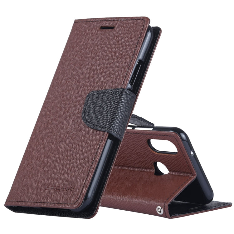 GOOSPERY FANCY DIARY Horizontal Flip PU Leather Case for Huawei P20 Lite, with Holder & Card Slots & Wallet
