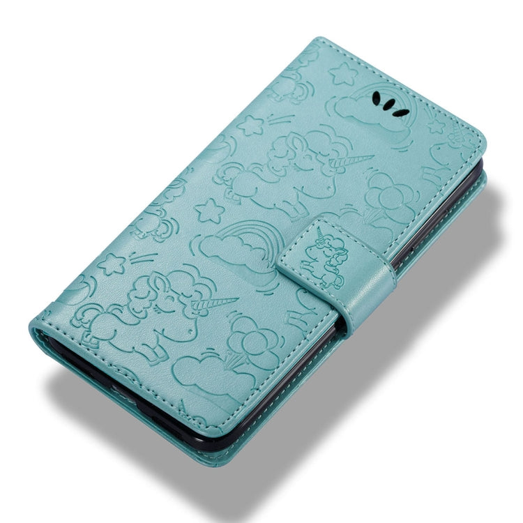 For Huawei Honor P8 Lite (2017) Pressed Horse Cloud Print Horizontal Flip Leather Case with Holder & Card Slots & Wallet & Lanyard