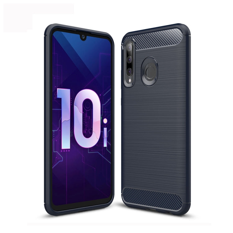 Brushed Texture Carbon Fiber TPU Case for Huawei Honor 10i