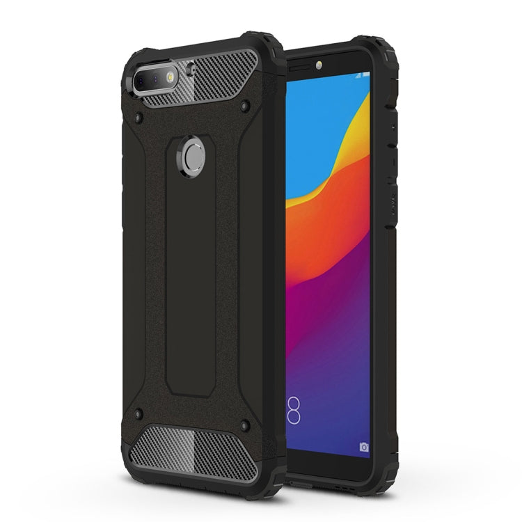 For Huawei Honor Play 7C Full-body Rugged TPU + PC Combination Back Cover Case