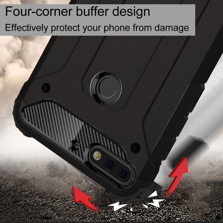 For Huawei Honor Play 7C Full-body Rugged TPU + PC Combination Back Cover Case
