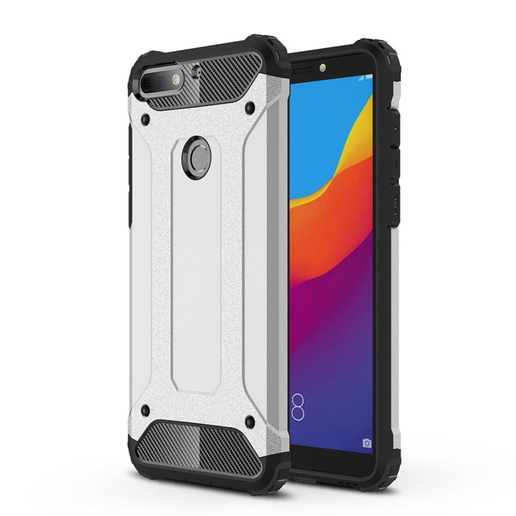For Huawei Honor Play 7C Full-body Rugged TPU + PC Combination Back Cover Case