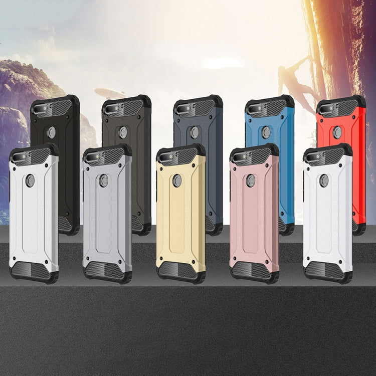 For Huawei Honor Play 7C Full-body Rugged TPU + PC Combination Back Cover Case