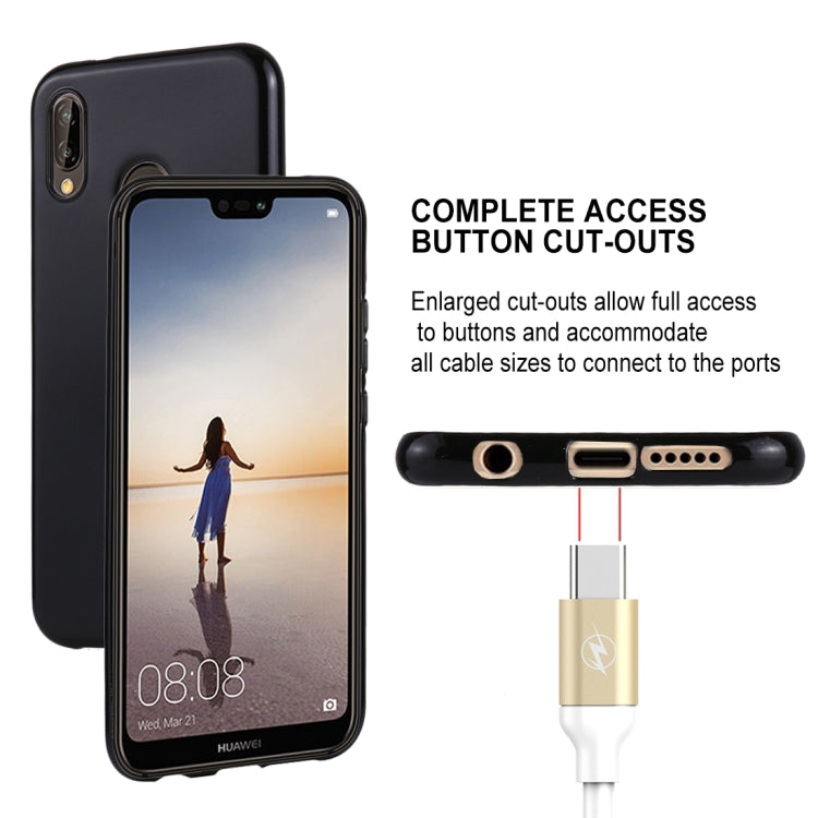 GOOSPERY PEARL JELLY Series for Huawei P20 Lite TPU Full Coverage Protective Back Cover Case