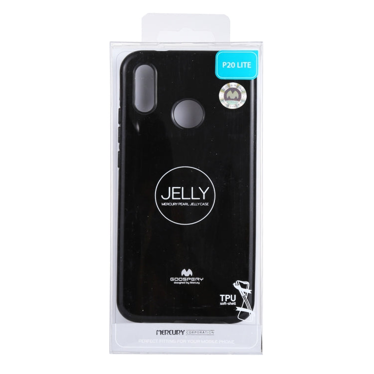 GOOSPERY PEARL JELLY Series for Huawei P20 Lite TPU Full Coverage Protective Back Cover Case