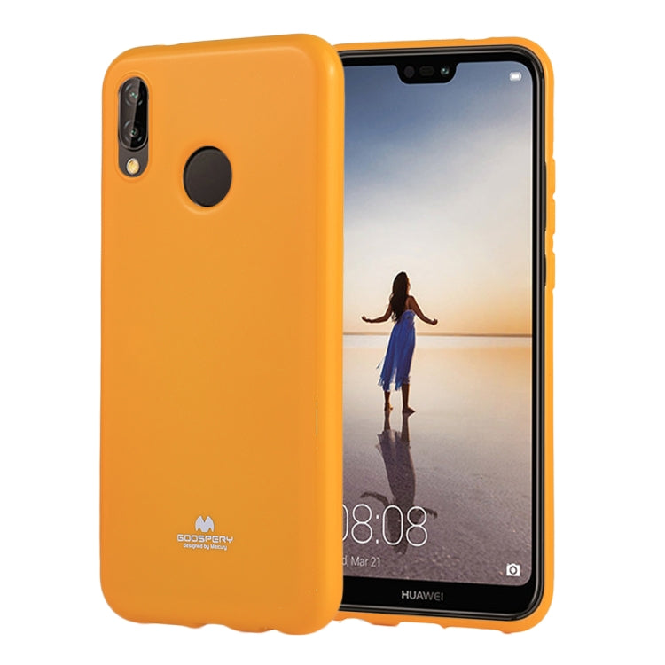 GOOSPERY PEARL JELLY Series for Huawei P20 Lite TPU Full Coverage Protective Back Cover Case