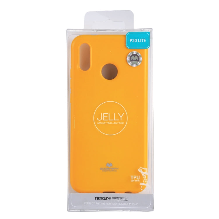 GOOSPERY PEARL JELLY Series for Huawei P20 Lite TPU Full Coverage Protective Back Cover Case