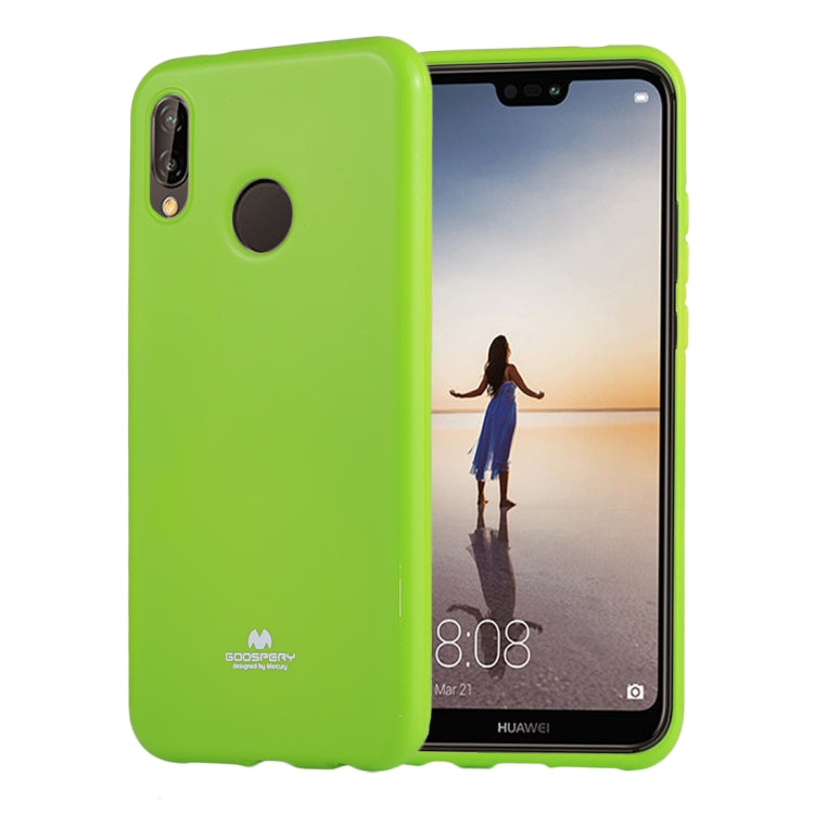 GOOSPERY PEARL JELLY Series for Huawei P20 Lite TPU Full Coverage Protective Back Cover Case