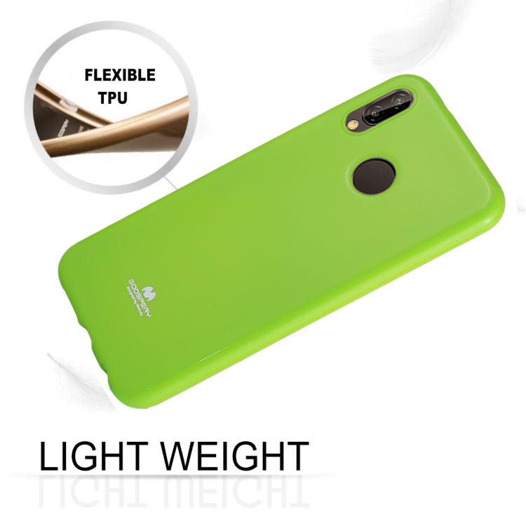 GOOSPERY PEARL JELLY Series for Huawei P20 Lite TPU Full Coverage Protective Back Cover Case