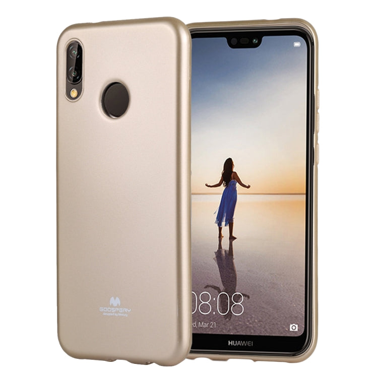 GOOSPERY PEARL JELLY Series for Huawei P20 Lite TPU Full Coverage Protective Back Cover Case