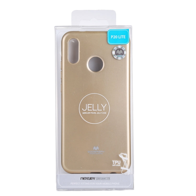 GOOSPERY PEARL JELLY Series for Huawei P20 Lite TPU Full Coverage Protective Back Cover Case