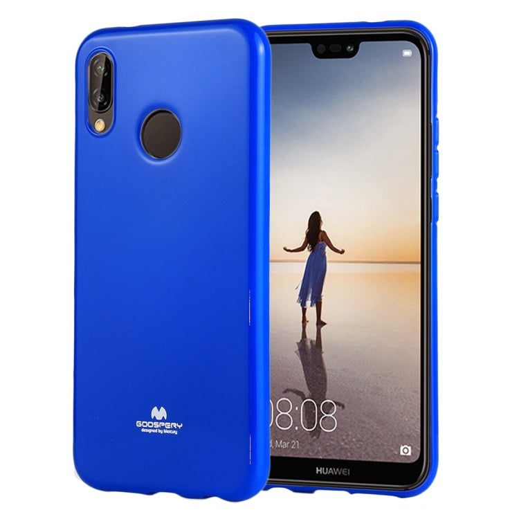 GOOSPERY PEARL JELLY Series for Huawei P20 Lite TPU Full Coverage Protective Back Cover Case