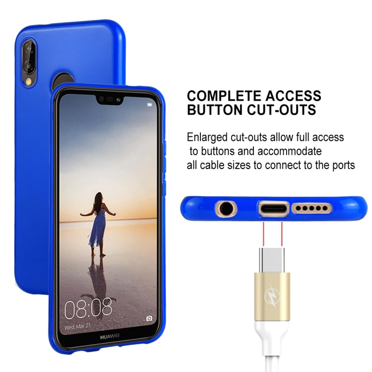 GOOSPERY PEARL JELLY Series for Huawei P20 Lite TPU Full Coverage Protective Back Cover Case