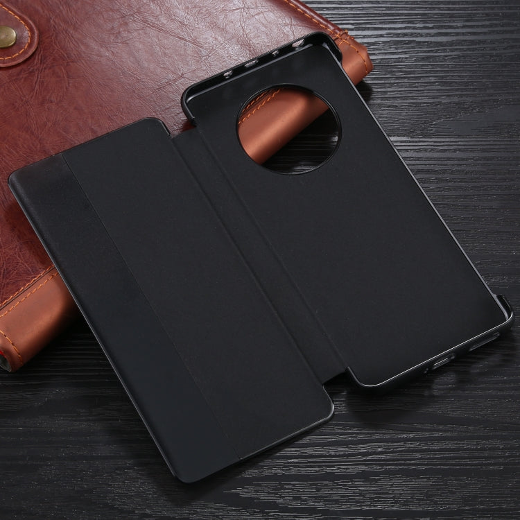 For Huawei Mate 40 PU Leather Horizontal Flip Case, with Caller ID Display & Sleep / Wake-up Function
