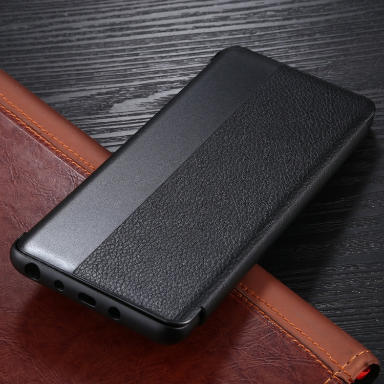 For Huawei Mate 40 PU Leather Horizontal Flip Case, with Caller ID Display & Sleep / Wake-up Function
