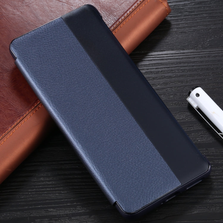 For Huawei Mate 40 PU Leather Horizontal Flip Case, with Caller ID Display & Sleep / Wake-up Function