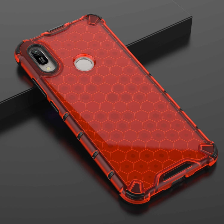 Honeycomb Shockproof PC + TPU Case for Huawei Y6(2019)