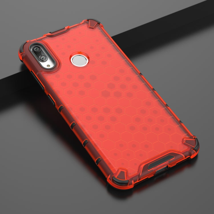 Honeycomb Shockproof PC + TPU Case for Huawei Y7(2019)