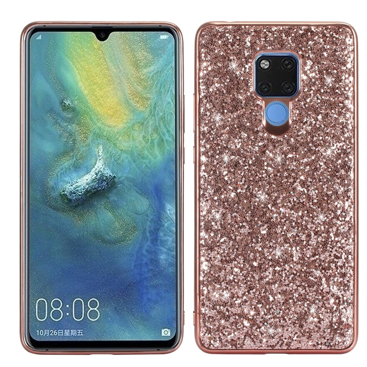Glittery Powder Shockproof TPU Case for Huawei Mate 20 X