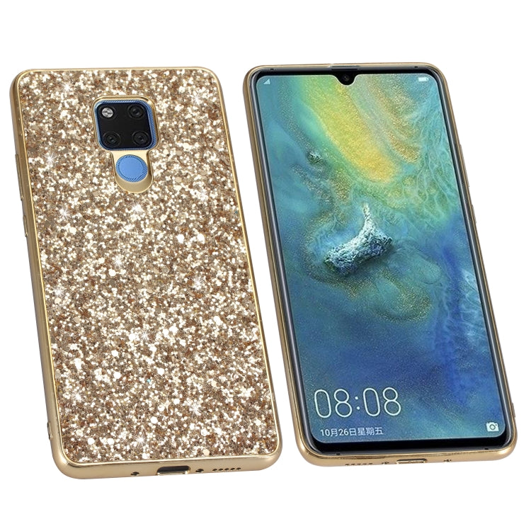 Glittery Powder Shockproof TPU Case for Huawei Mate 20 X