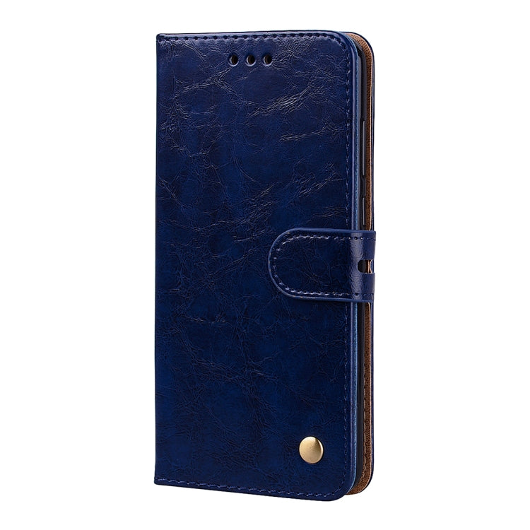 Business Style Oil Wax Texture Horizontal Flip Leather Case for Huawei Y6 (2018), with Holder & Card Slots & Wallet