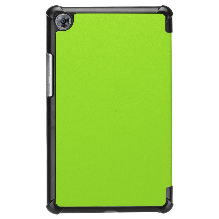 For Huawei MediaPad M5 8.4 inch Tablet Tri-Fold Custer Texture Horizontal Flip PU Leather Protective Case with Holder & Sleep / Wake-up Function