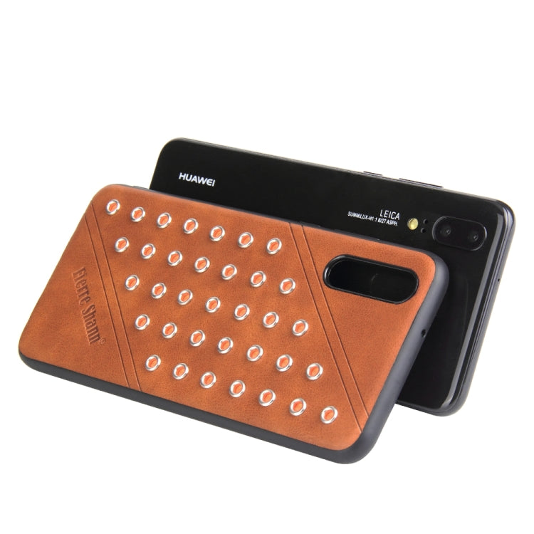 Star Series Retro Crazy Horse Texture PU Leather Case for Huawei P20