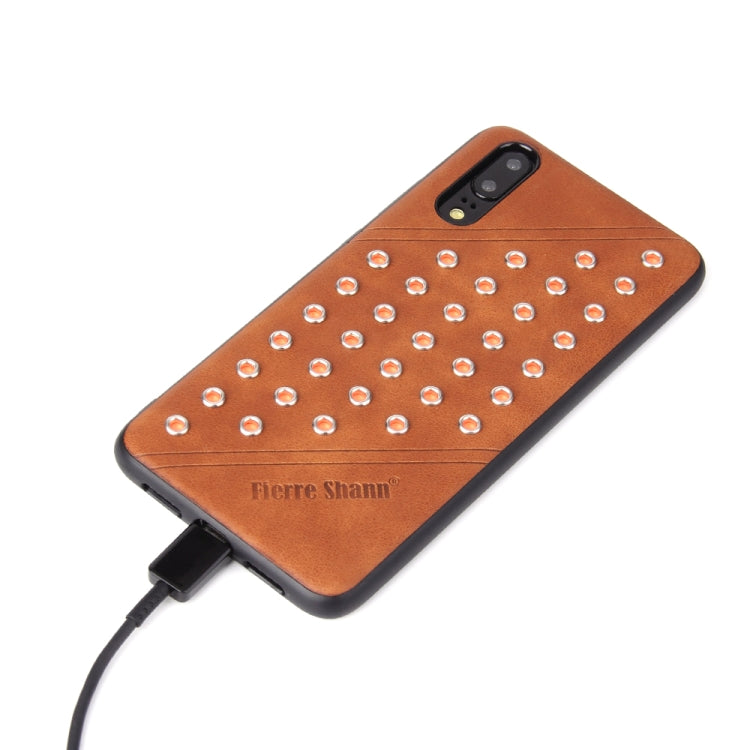 Star Series Retro Crazy Horse Texture PU Leather Case for Huawei P20