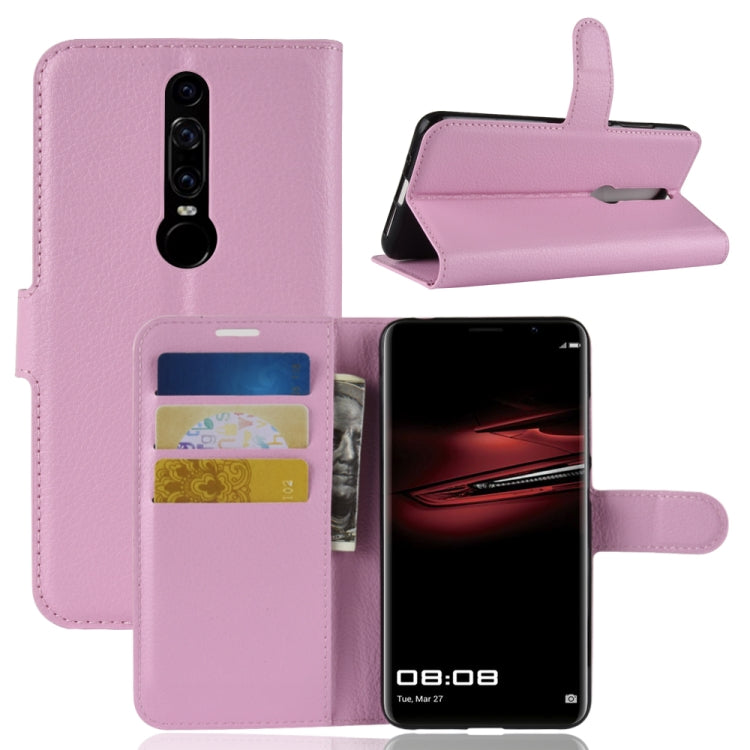 For Huawei Mate RS Porsche Design Litchi Texture Horizontal Flip Leather Case with Holder & Card Slots & Wallet