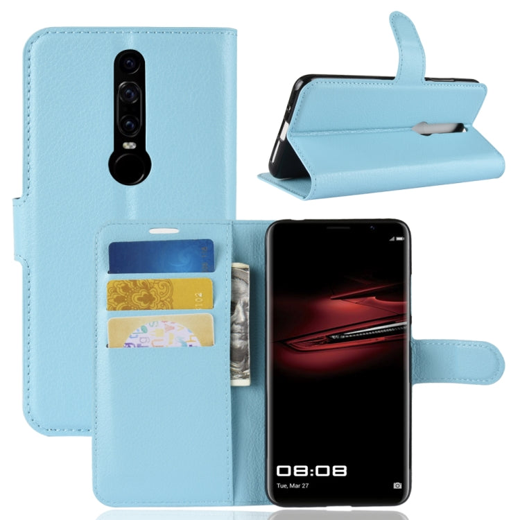 For Huawei Mate RS Porsche Design Litchi Texture Horizontal Flip Leather Case with Holder & Card Slots & Wallet