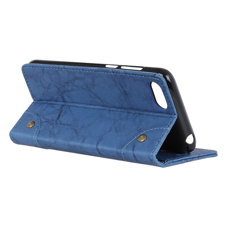 Copper Buckle Retro Crazy Horse Texture Horizontal Flip Leather Case for Huawei Honor 10, with Holder & Card Slots & Wallet