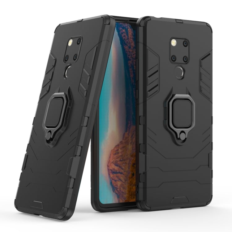 PC + TPU Shockproof Protective Case for Huawei Mate 20 X, with Magnetic Ring Holder